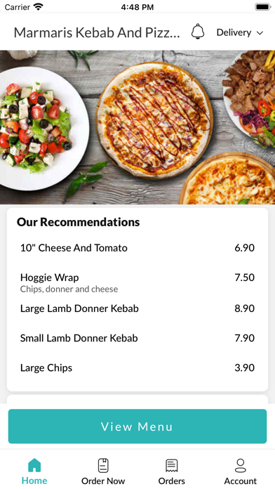 Marmaris Kebab & Pizza House. Screenshot