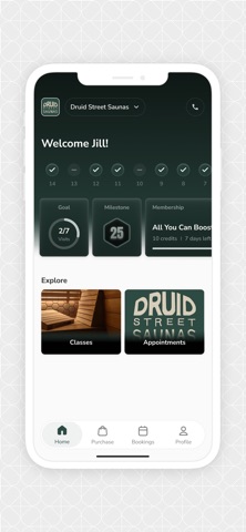 Druid St Saunas iPhone screenshot