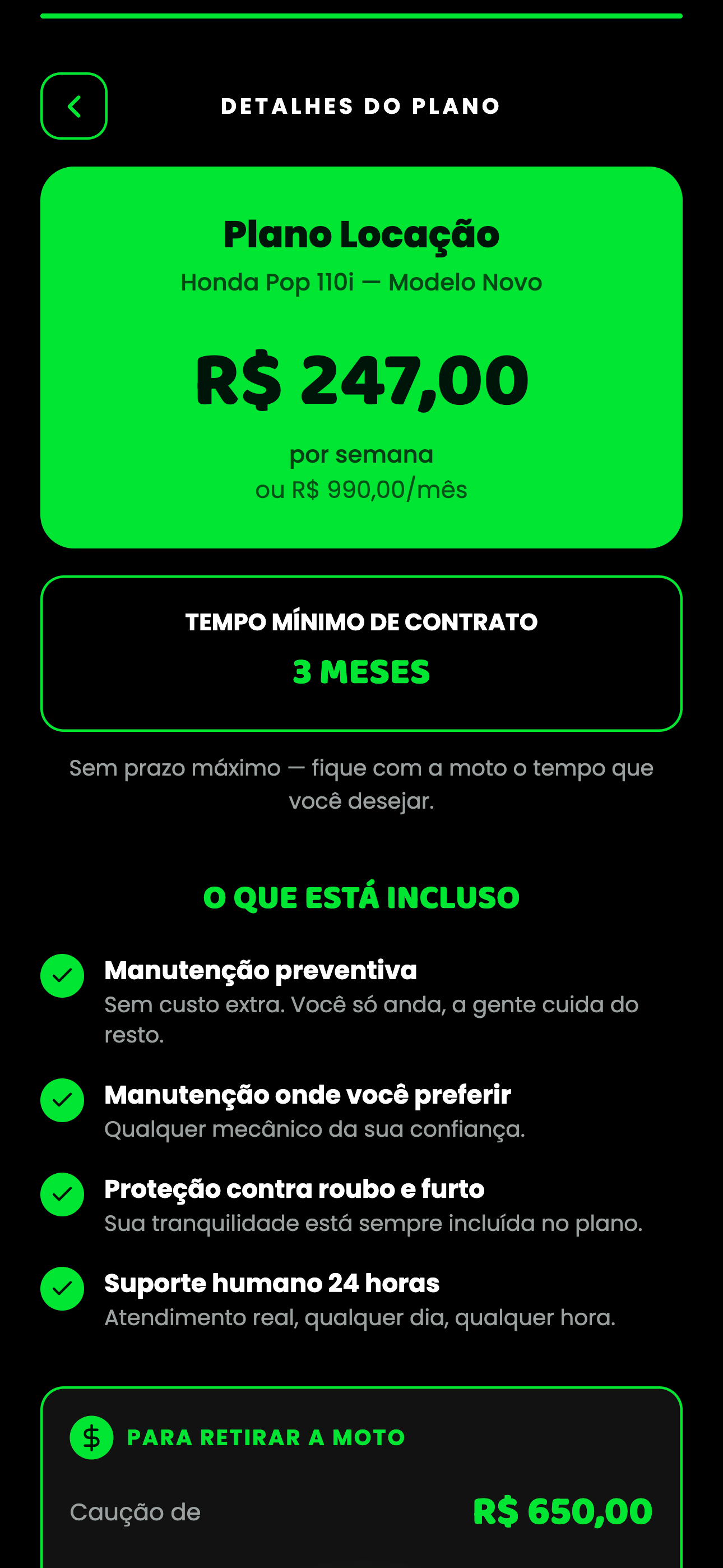 Easy Moto Locação screenshot 4