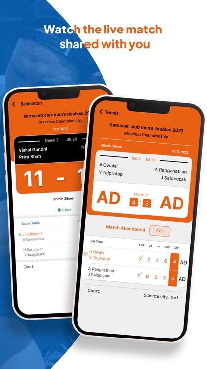 Racquet Heroes - Score & Share screenshot-9