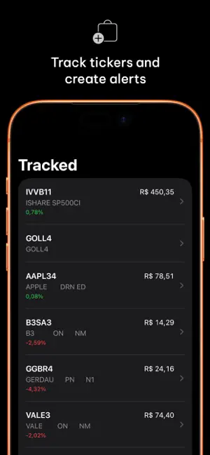 Trade Alert - B3 screenshot 1