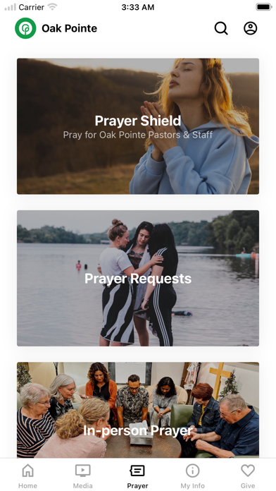 The Oak Pointe Church App Screenshot