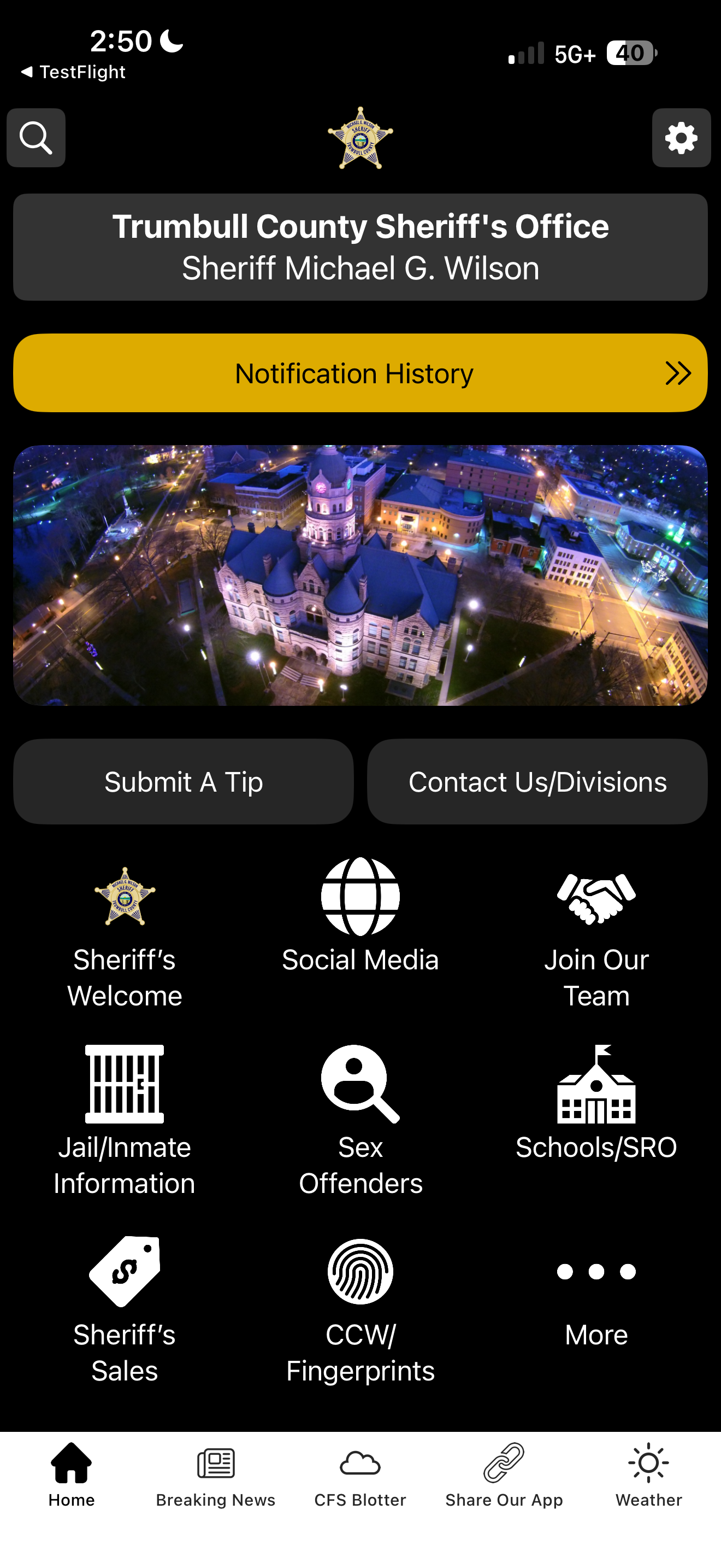 Trumbull County Sheriff Ohio