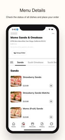 Momo Sando & Omakase screenshot