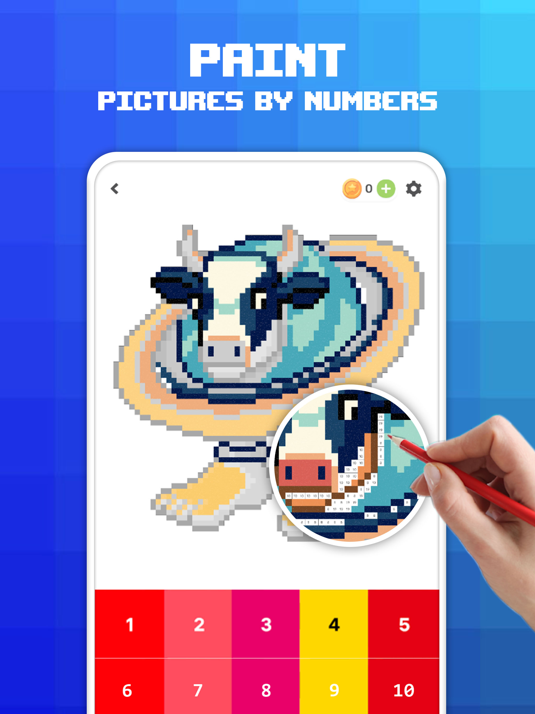 Pixel Art: Color by Animals