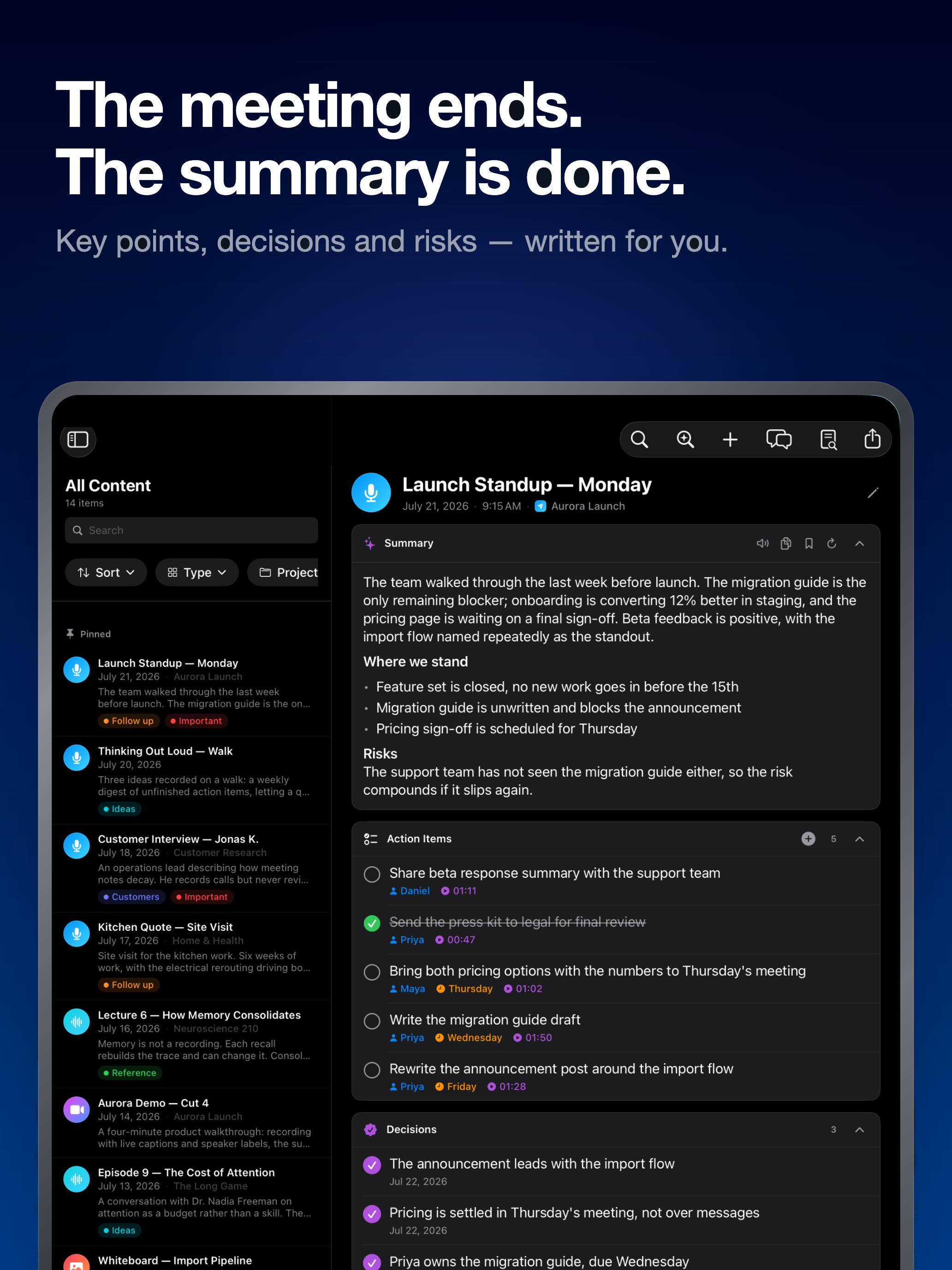Inscribe: Transcriptions & AI screenshot 13