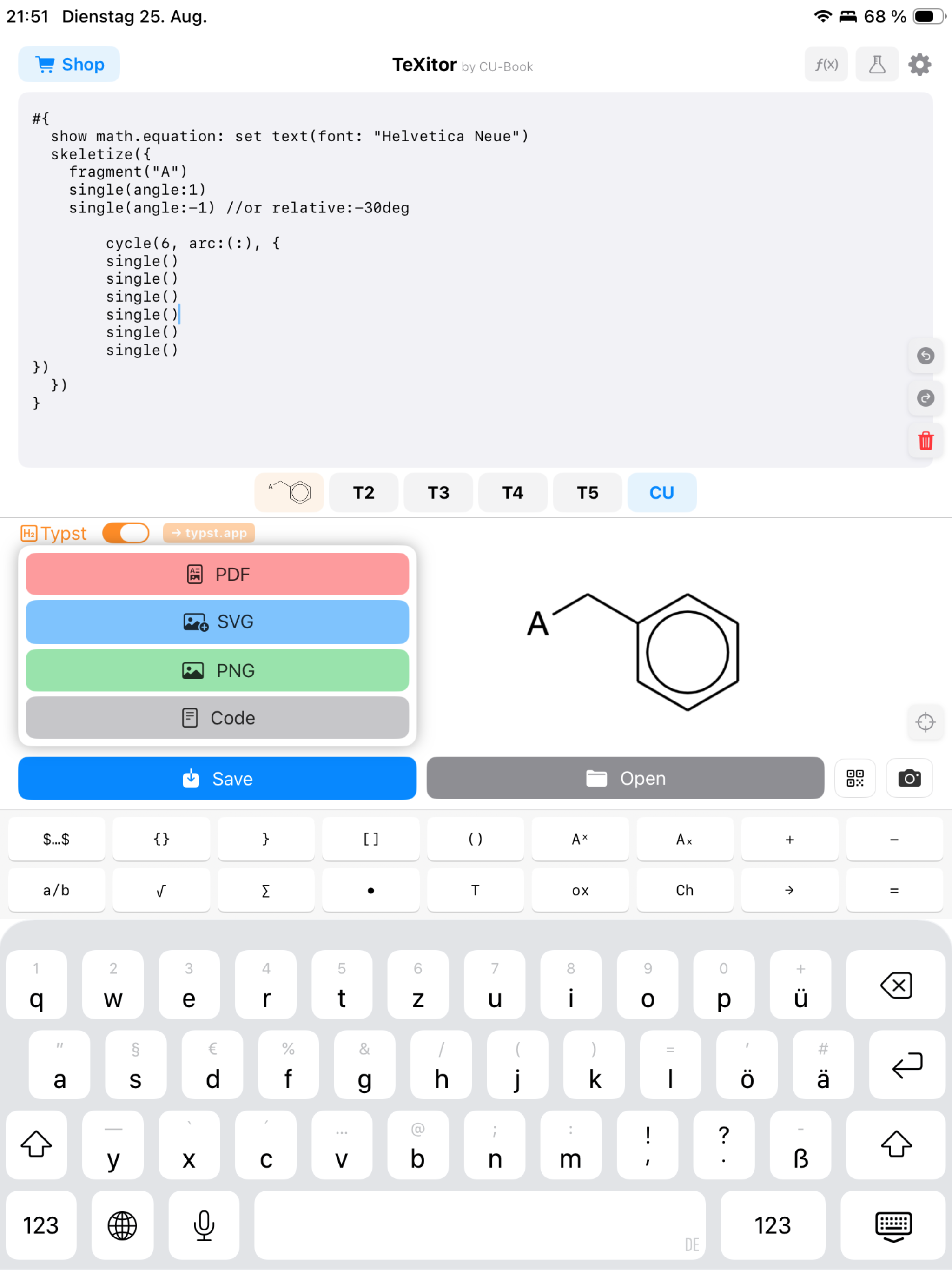 TeXitor screenshot 12