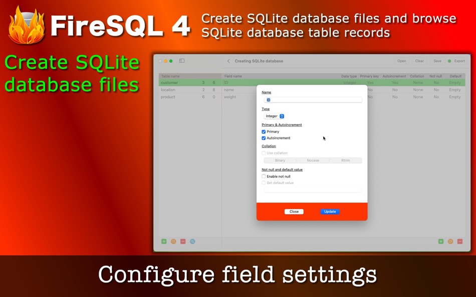 #6. FireSQL 4 (macOS) By: Tomoyuki Okawa