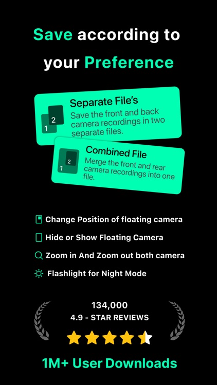 Front & Back Camera Recording