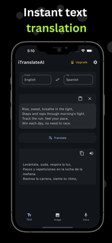 Voice Translate & Recorder iPhone screenshot