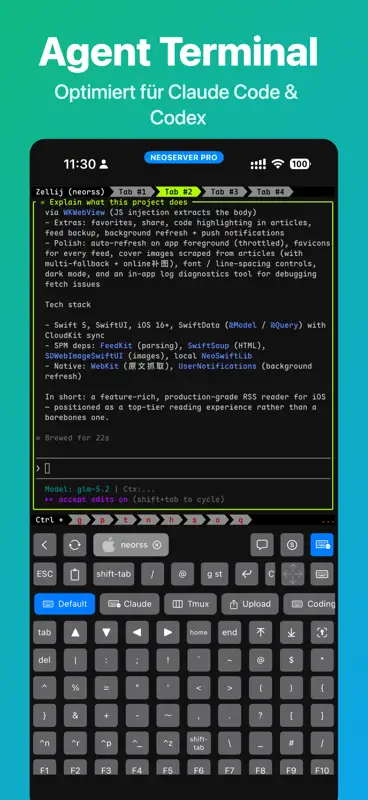 NeoServer SSH Client Terminal screenshot 2 of 10