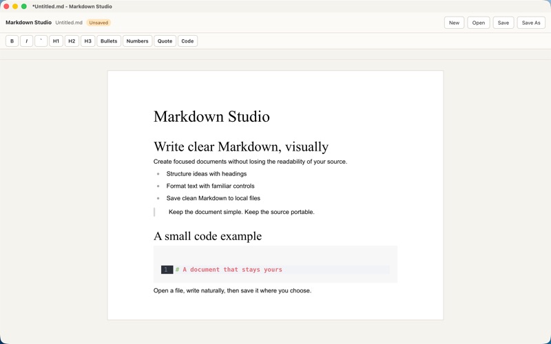 Markdown Studio Editor screenshot