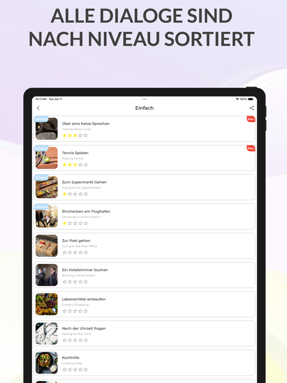Screenshot #6 pour Deutsch lernen mit KI Dialogen
