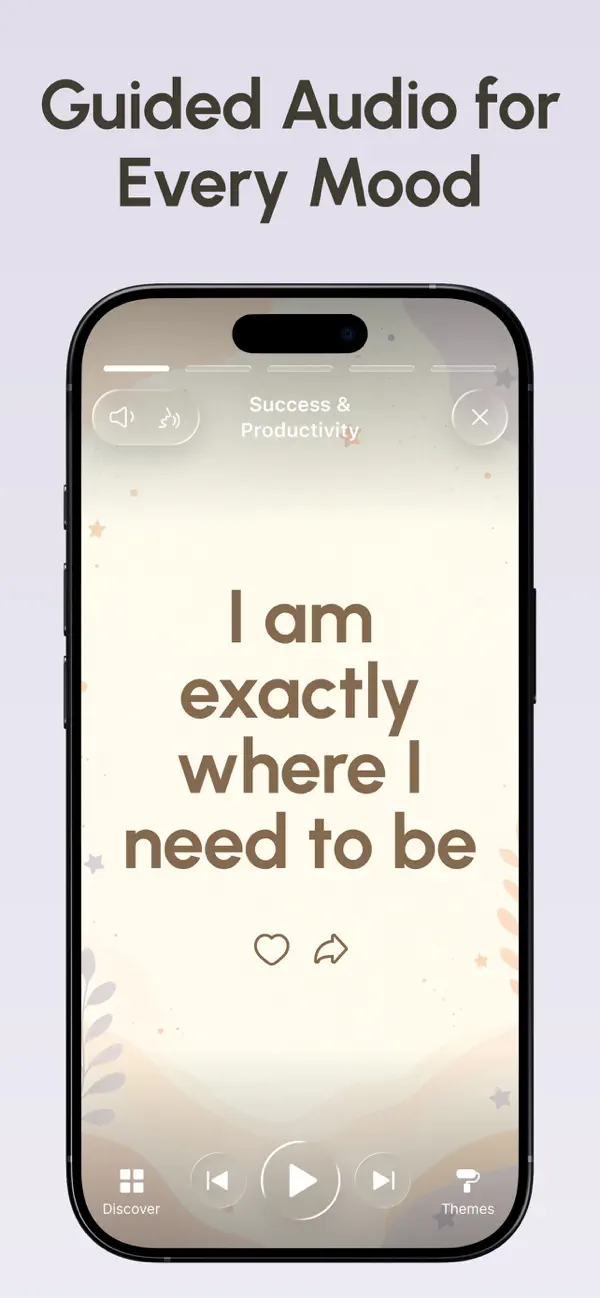 Screenshot #2 pour Ama: Audio Guided Affirmations