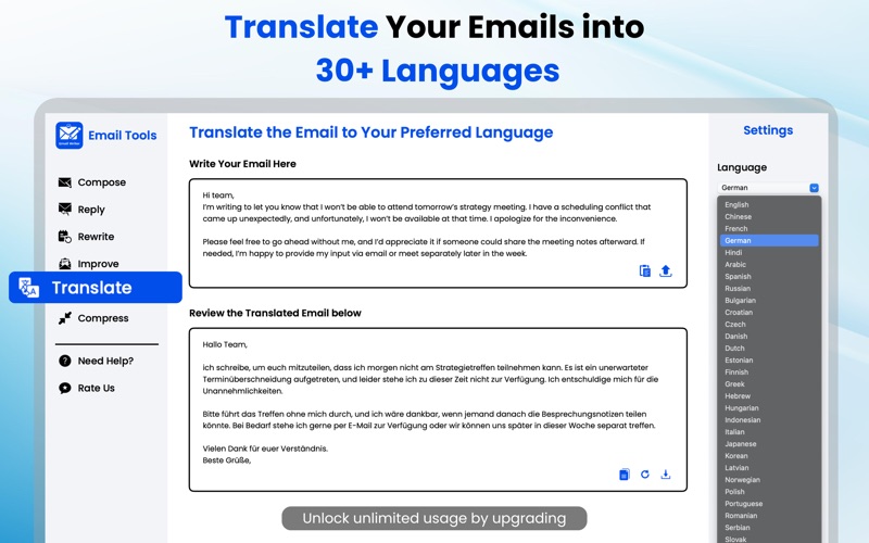 Email Writer • GenMail AI Screenshot