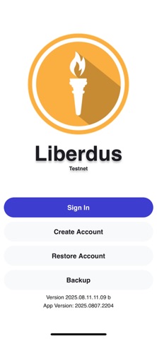 Liberdus App Screenshot 1 of 4