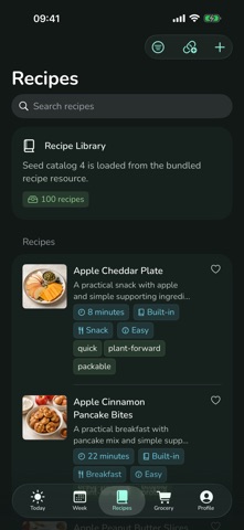MyMealPlanner - Weekly Meals iPhone screenshot