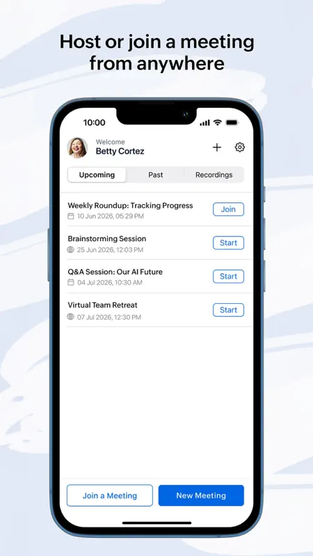 Zoho Meeting - Meet Virtually screenshot 5 of 7