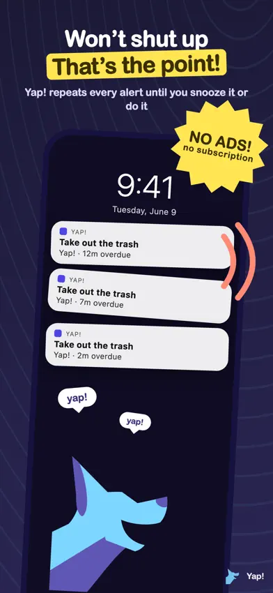 Yap! Reminders screenshot 1