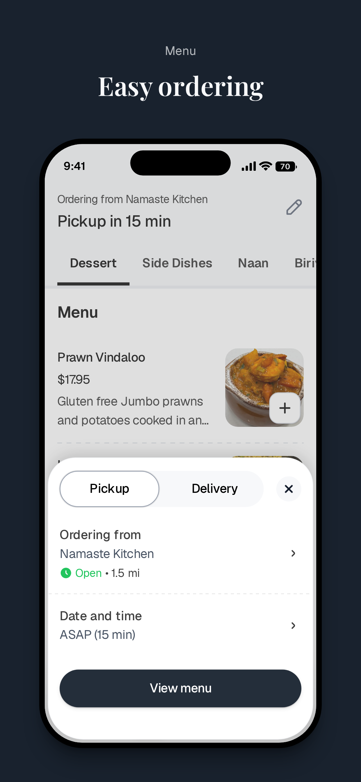 Namaste Kitchen To Go