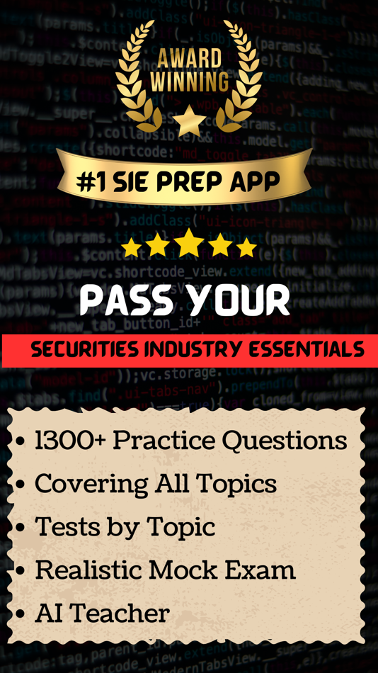 #1. SIE Test Prep 2024 :Pass Exam (iOS) 由: faisal khalid