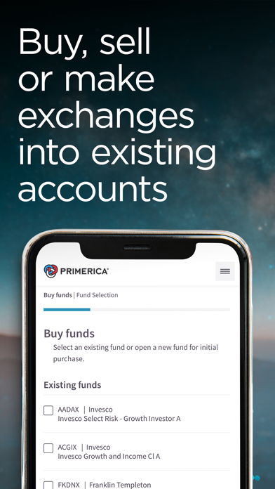 Primerica Shareholder Services Screenshot