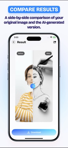 AI Image Studio: ARTIST iPhone screenshot