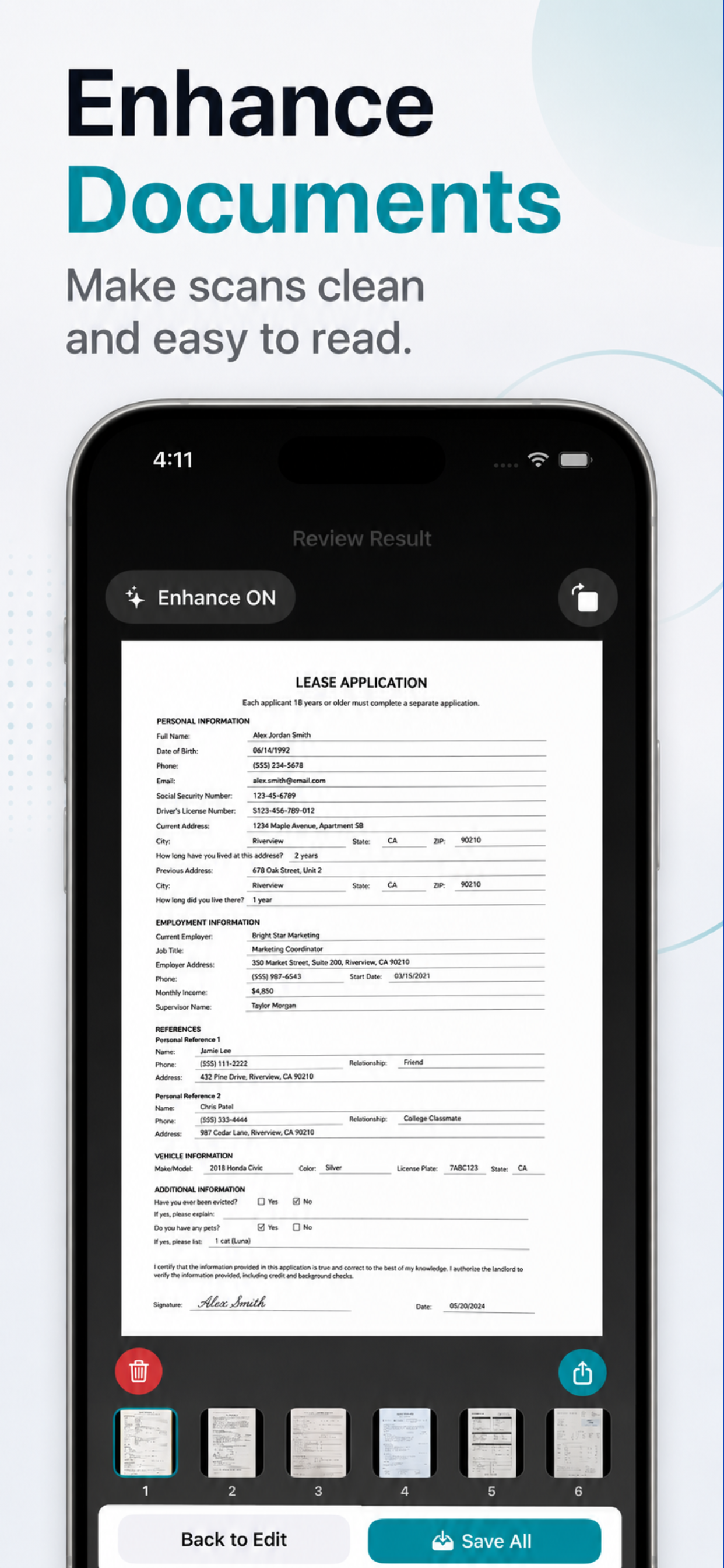 LensFix PDF Scanner