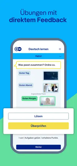 Screenshot von DW Learn German auf dem iPhone 5