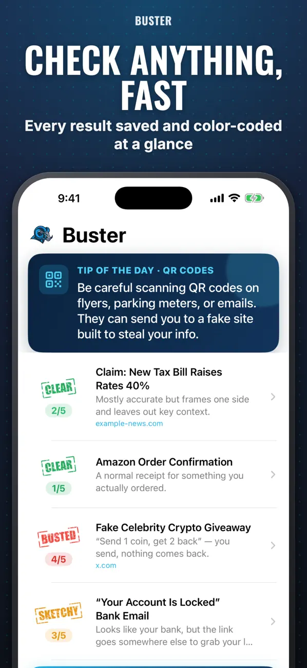 Screenshot #3 pour Scam Buster