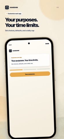 NANISHINI: App Blocker & Focus iPhone screenshot