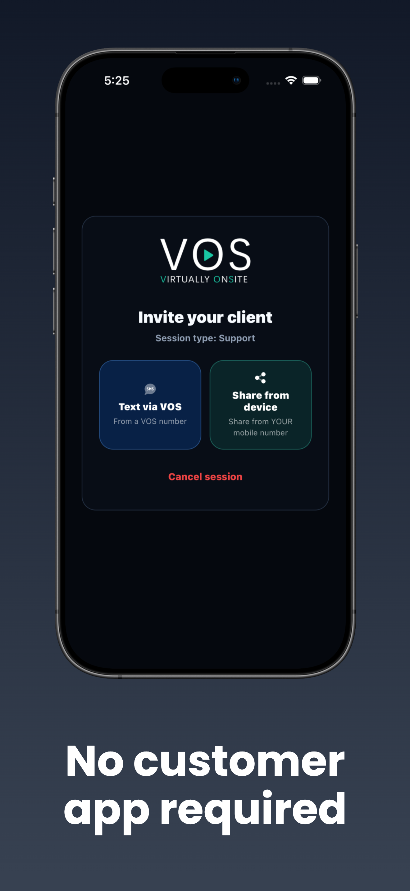 VOS: Remote Visual Support screenshot 3