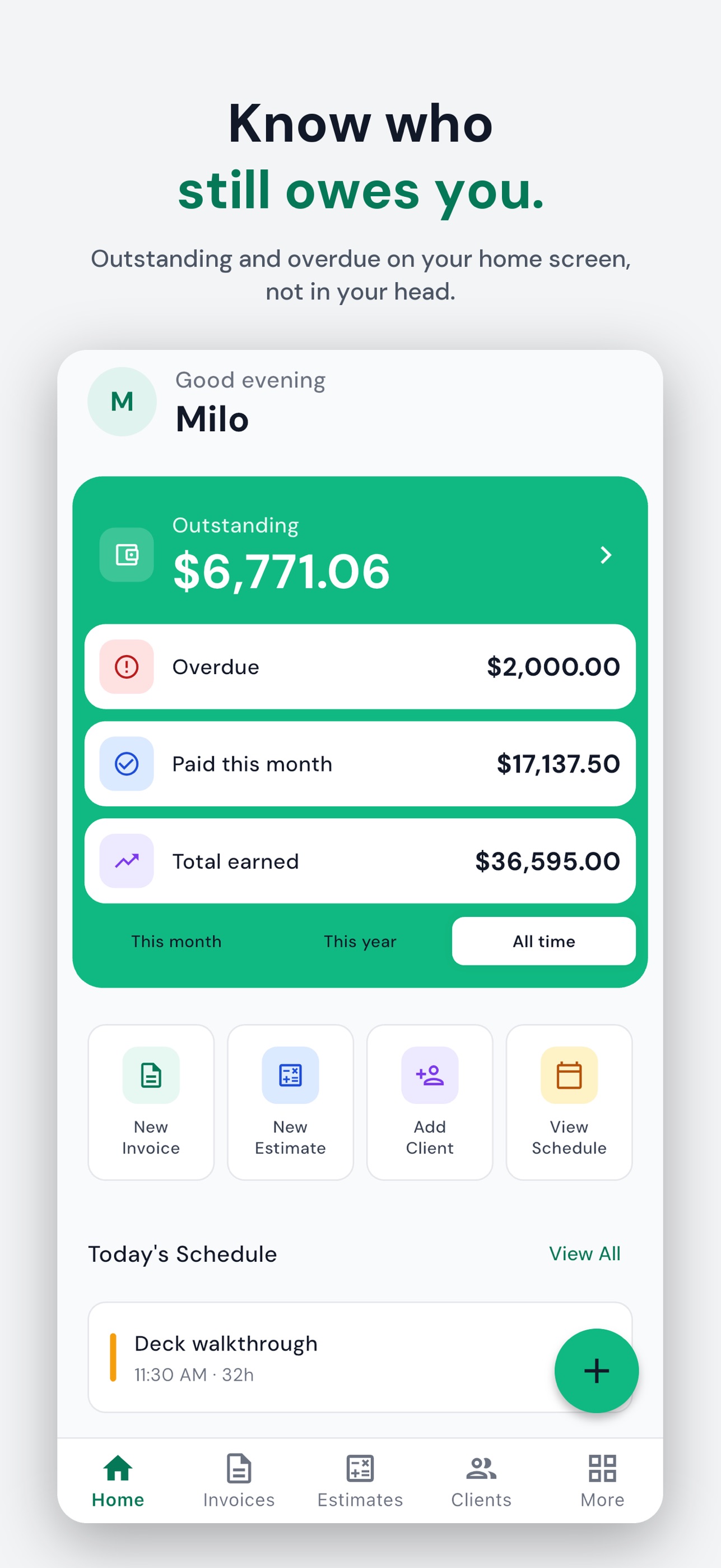 Screenshot 2 of Quotora: Invoice & Estimate