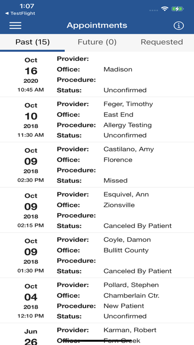 Family Allergy & Asthma Screenshot