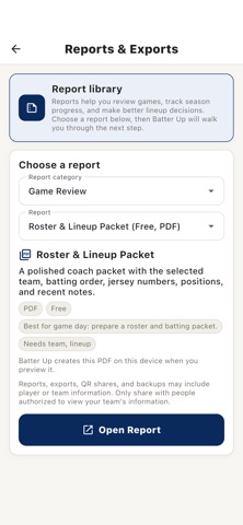 Batter Up: Coach Toolkit Screenshot 8 of 10