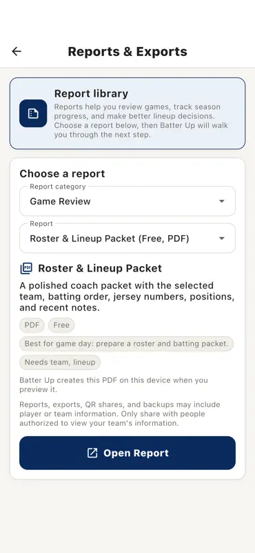 Batter Up: Coach Toolkit screenshot 8 of 10