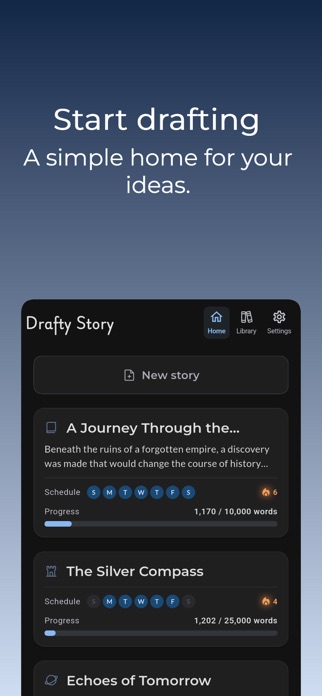 Drafty Story Screenshot 2 of 7