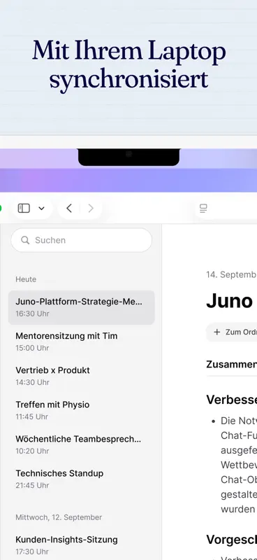 Cue: AI Note Taker & Recorder screenshot 5 of 8