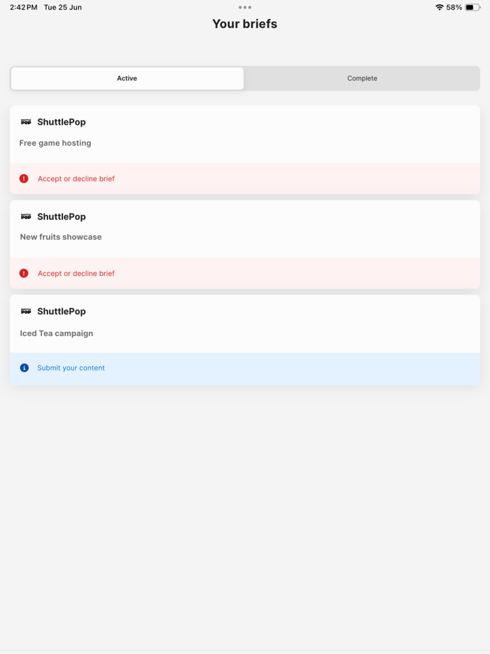 Shuttlerock Creator360
