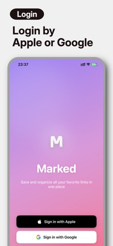 Marked - Save Bookmarks screenshot