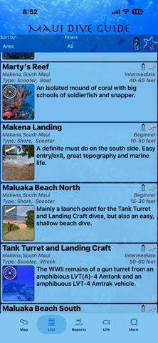 Maui Dive Guide Screenshot 6 of 10
