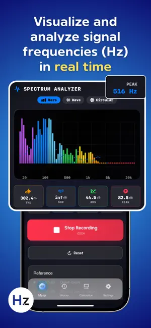 Decibel Meter dB Spectrum screenshot 2