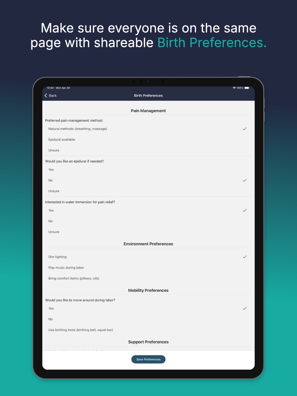 iPad screenshot