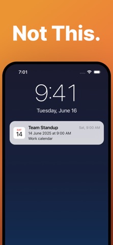AlarmIt - Calendar Alarm iPhone screenshot