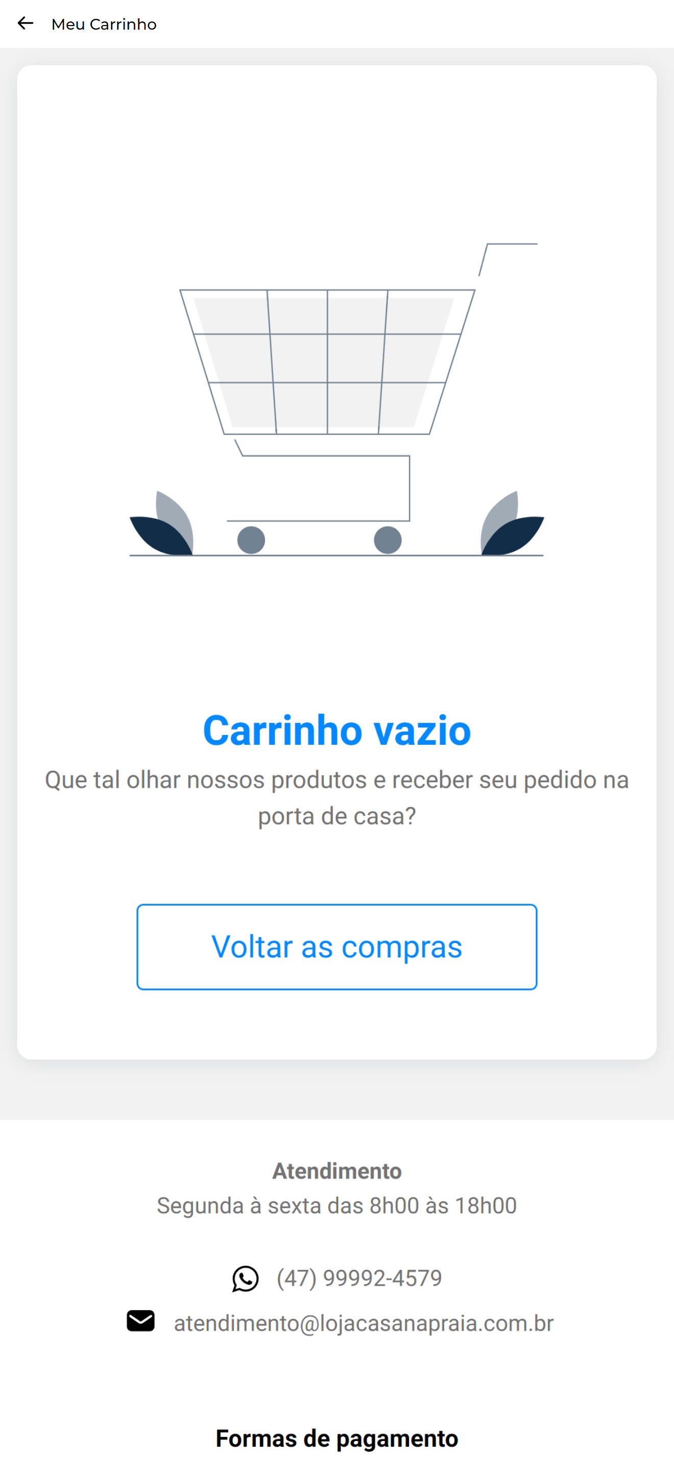 Loja Casa na Praia
