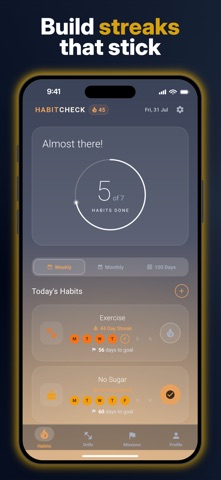 HabitCheck - Habit Tracker screenshot