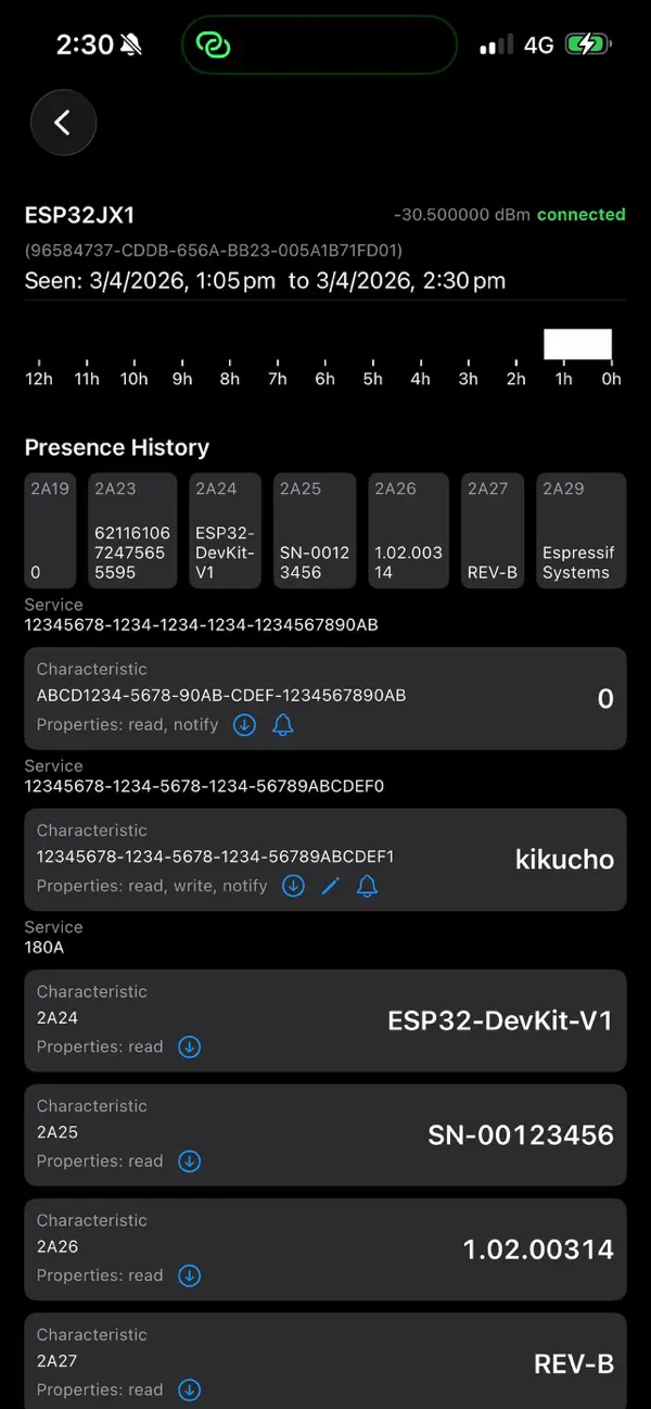 Screenshot #2 pour Blue Scan - BLE Tracker