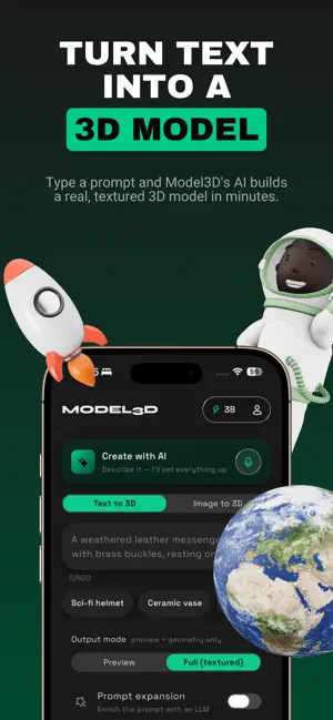Model3D: AI 3D Model Maker screenshot 1