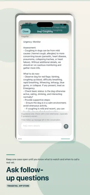 TriageTail: AI Vet Symptoms screenshot 3