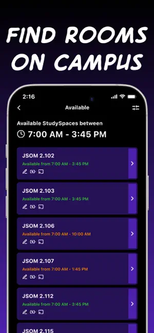 StudySpace - Empty Room Finder screenshot 3